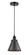 Edison LED Mini Pendant in Matte Black (405|616-1PH-BK-M13-BK-LED)