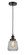 Edison One Light Mini Pendant in Matte Black (405|616-1PH-BK-G142)