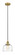 Edison One Light Mini Pendant in Brushed Brass (405|616-1PH-BB-G713)