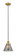 Edison One Light Mini Pendant in Brushed Brass (405|616-1PH-BB-G43)