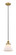 Edison One Light Mini Pendant in Brushed Brass (405|616-1PH-BB-G41)