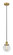 Edison One Light Mini Pendant in Brushed Brass (405|616-1PH-BB-G202-6)
