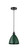 Edison One Light Mini Pendant in Matte Black (405|616-1P-BK-MBD-75-GR)