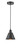 Edison LED Pendant in Matte Black (405|616-1P-BK-M8-BK)