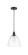 Edison One Light Mini Pendant in Matte Black (405|616-1P-BK-GBD-92)