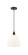 Edison One Light Mini Pendant in Matte Black (405|616-1P-BK-GBD-91)
