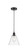 Edison One Light Mini Pendant in Matte Black (405|616-1P-BK-GBC-82)