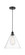 Edison One Light Mini Pendant in Matte Black (405|616-1P-BK-GBC-122)
