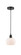 Edison One Light Mini Pendant in Matte Black (405|616-1P-BK-G91)