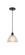 Edison One Light Mini Pendant in Matte Black (405|616-1P-BK-G422)