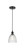 Edison One Light Mini Pendant in Matte Black (405|616-1P-BK-G382)