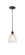 Edison One Light Mini Pendant in Matte Black (405|616-1P-BK-G381)