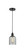 Edison One Light Mini Pendant in Matte Black (405|616-1P-BK-G257)