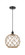 Edison One Light Mini Pendant in Matte Black (405|616-1P-BK-G122-10RB)
