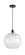 Edison One Light Mini Pendant in Matte Black (405|616-1P-BK-G1215-12)