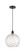 Edison One Light Mini Pendant in Matte Black (405|616-1P-BK-G1215-10)