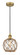 Edison One Light Mini Pendant in Brushed Brass (405|616-1P-BB-G122-8RB)