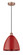 Edison One Light Mini Pendant in Antique Copper (405|616-1P-AC-MBD-12-RD)