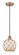 Edison One Light Mini Pendant in Antique Copper (405|616-1P-AC-G121-8RB)