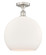 Edison One Light Semi-Flush Mount in Brushed Satin Nickel (405|616-1F-SN-G121-14)
