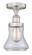 Edison One Light Semi-Flush Mount in Satin Gold (405|616-1F-SG-G192)