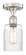 Edison One Light Semi-Flush Mount in Polished Nickel (405|616-1F-PN-G341)