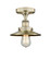 Edison One Light Semi-Flush Mount in Polished Chrome (405|616-1F-PC-M7-PC)