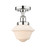 Edison One Light Semi-Flush Mount in Polished Chrome (405|616-1F-PC-G531)