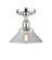 Edison One Light Semi-Flush Mount in Polished Chrome (405|616-1F-PC-G132)