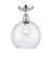 Edison One Light Semi-Flush Mount in Polished Chrome (405|616-1F-PC-G124-10)