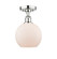 Edison One Light Semi-Flush Mount in Polished Chrome (405|616-1F-PC-G121-8)