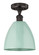 Edison One Light Semi-Flush Mount in Oil Rubbed Bronze (405|616-1F-OB-MBD-9-SF)
