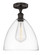 Edison One Light Semi-Flush Mount in Oil Rubbed Bronze (405|616-1F-OB-GBD-122)