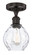 Edison One Light Semi-Flush Mount in Oil Rubbed Bronze (405|616-1F-OB-G362)