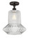 Edison One Light Semi-Flush Mount in Oil Rubbed Bronze (405|616-1F-OB-G212)