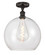 Edison One Light Semi-Flush Mount in Oil Rubbed Bronze (405|616-1F-OB-G122-14)