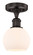 Edison One Light Semi-Flush Mount in Oil Rubbed Bronze (405|616-1F-OB-G121-6)