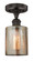 Edison One Light Semi-Flush Mount in Oil Rubbed Bronze (405|616-1F-OB-G116)