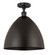 Edison One Light Semi-Flush Mount in Matte Black (405|616-1F-BK-MBD-16-BK)
