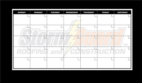 Dry Erase Magnetic Calendar