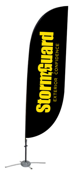 Feathered Flags with Ground Spike