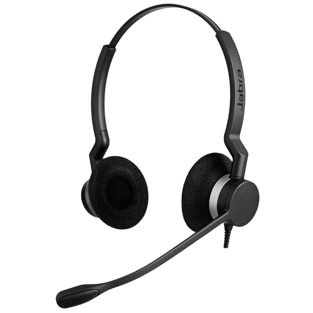 Jabra Biz 2300 UC Duo USB Headset, USB-A (Black)