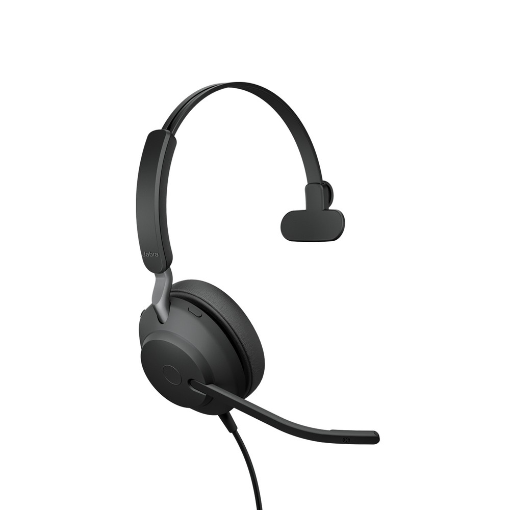 Jabra Evolve2 40 SE MS Mono, Wired USB Headset, USB-C (Black)