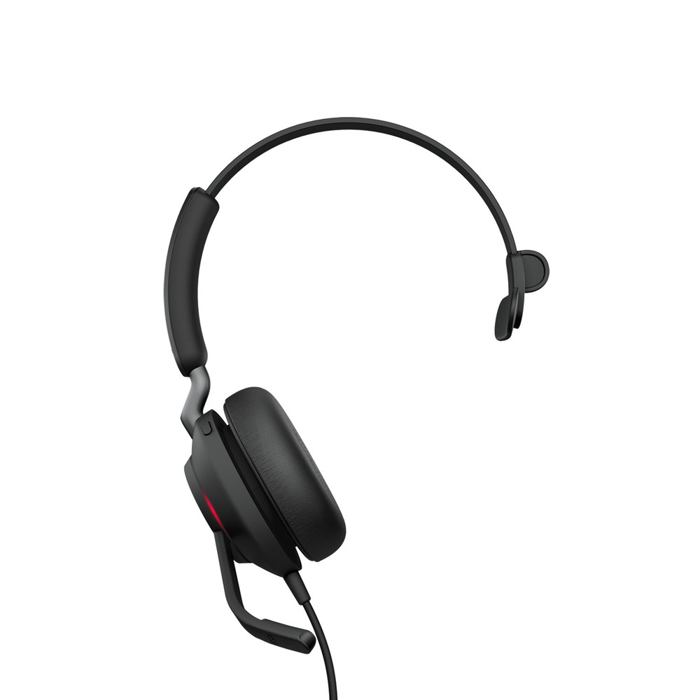 Jabra Evolve2 40 SE UC Mono, Wired USB Headset, USB-A (Black)