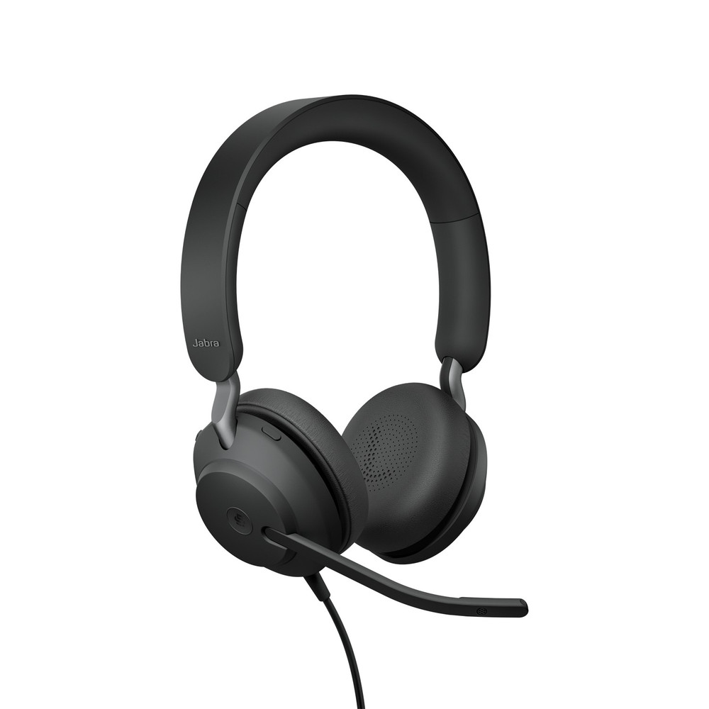 Jabra Evolve2 40 SE UC Stereo, Wired USB Headset, USB-A (Black)