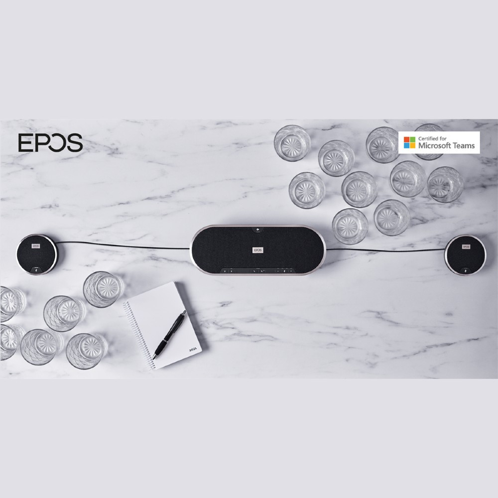 EPOS Expansion Mic For Expand 80 Conference Speakerphone, One-Pack