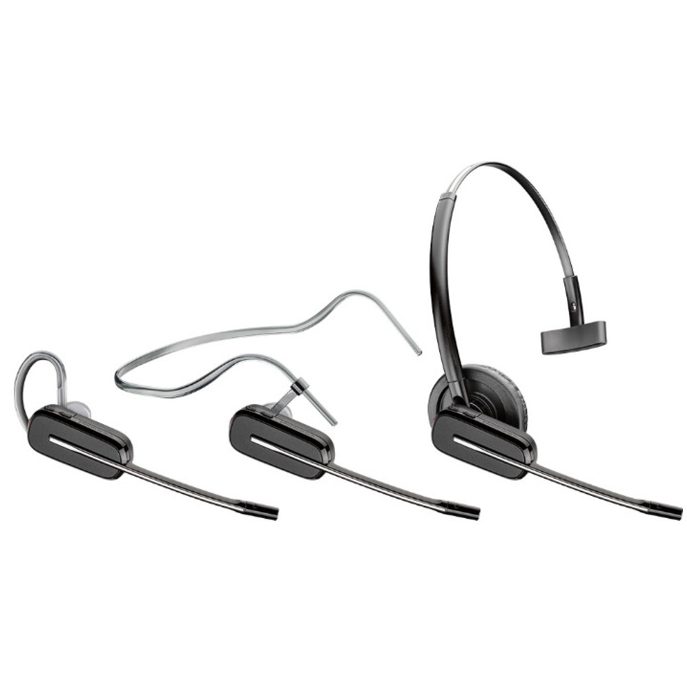 Poly Plantronics Savi 8240 UC Convertible, Wireless DECT Headset D200 Adapter, USB-C