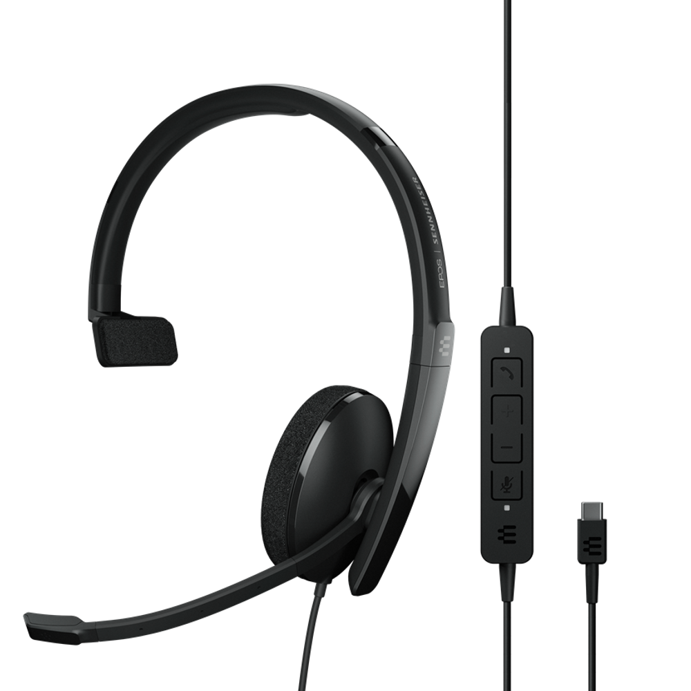 EPOS Sennheiser Adapt 130 USB-C II Mono Wired Headset, USB-C