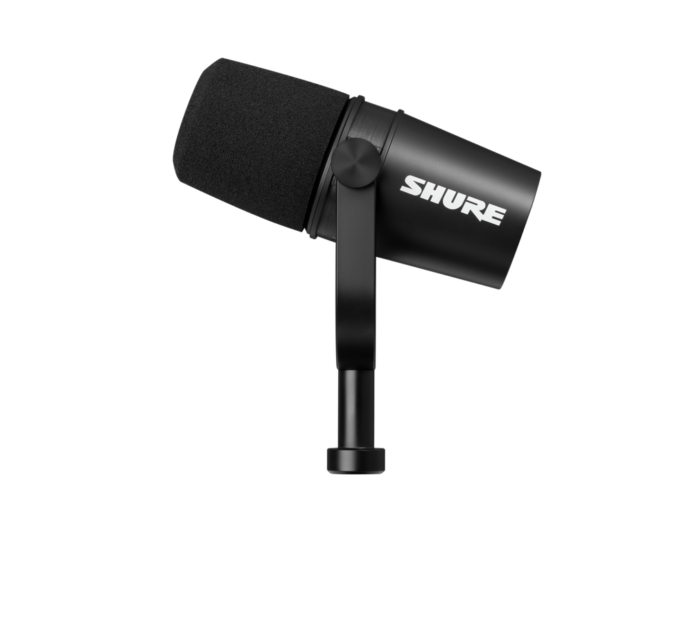 Shure MV7X Dynamic Podcast Microphone, XLR Output (Black)