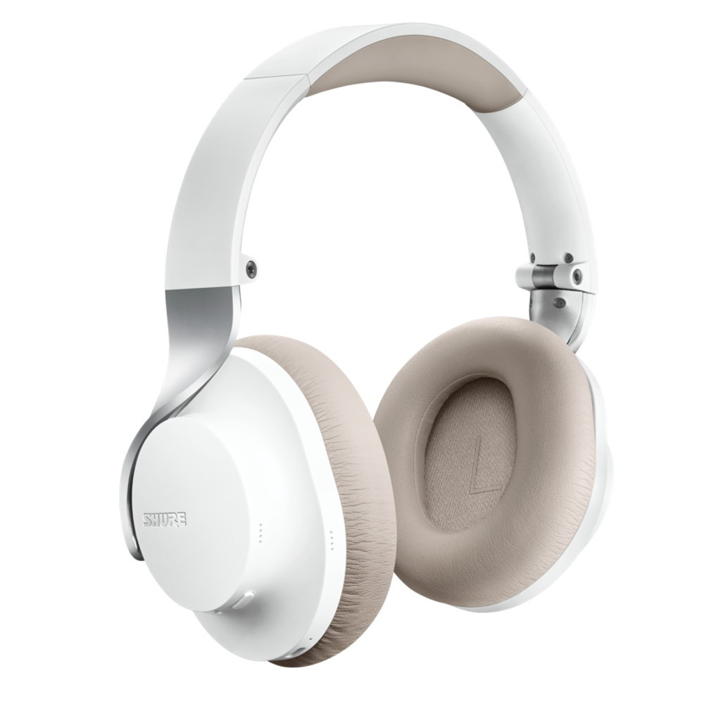 Shure Aonic 40 Wireless Noise Cancelling Headphones SBH2240 (White / Tan)